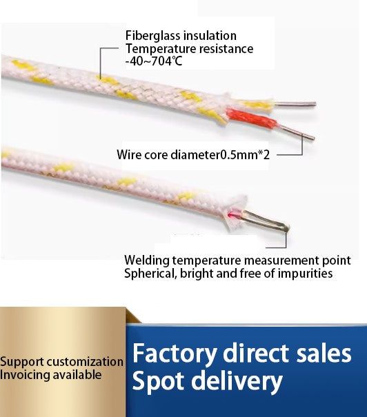 High temperature resistant thermocouple wire