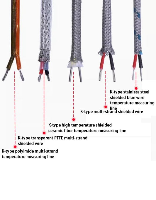 Various specifications of thermocouple wire