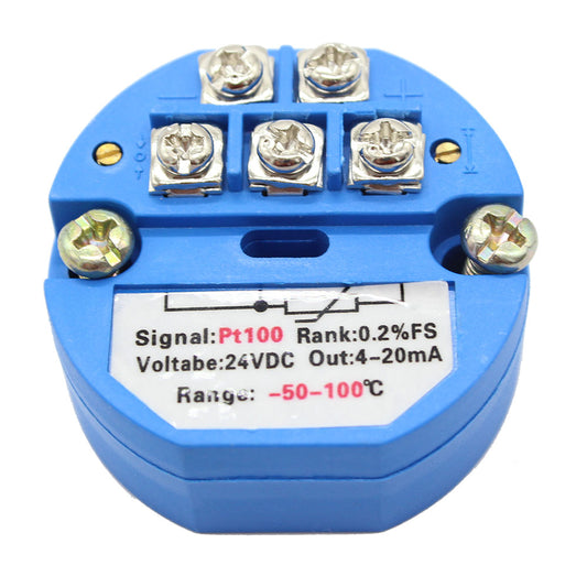 RTD PT100 Temperature Sensor Transmitter Various Specification