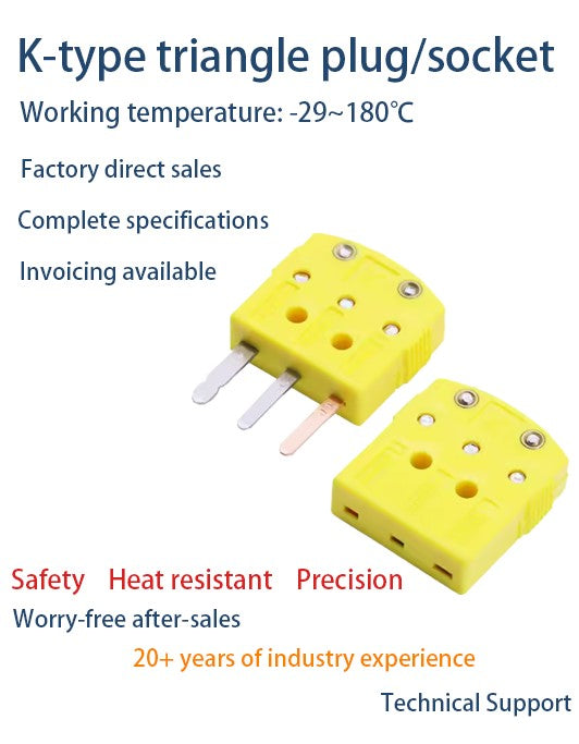 K-type triangle plug/socket