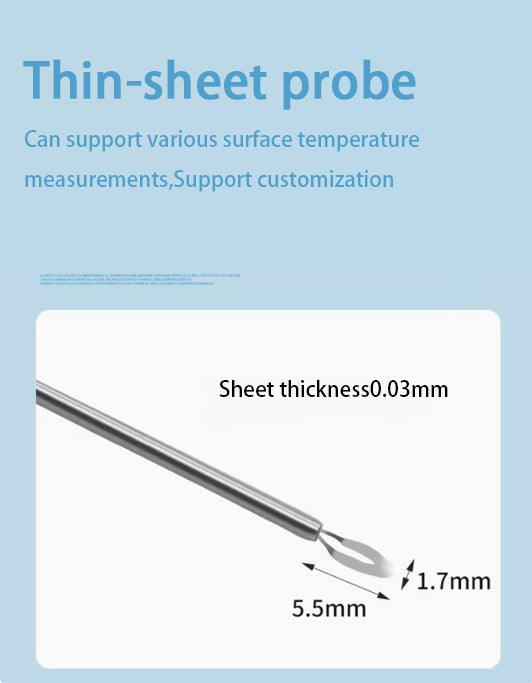 K-type thin-film armored thermocouple