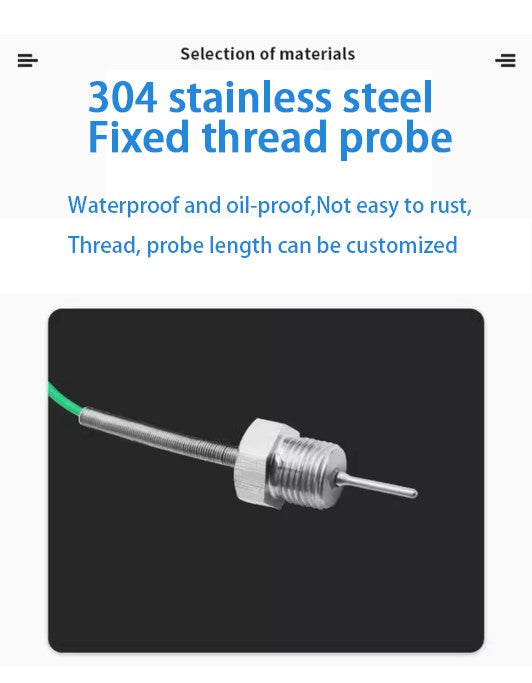 K-type threaded thermocouple